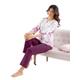 Schlafanzug ASCAFA Gr. 44/46, lila (malve) Damen Homewear-Sets Pyjamas