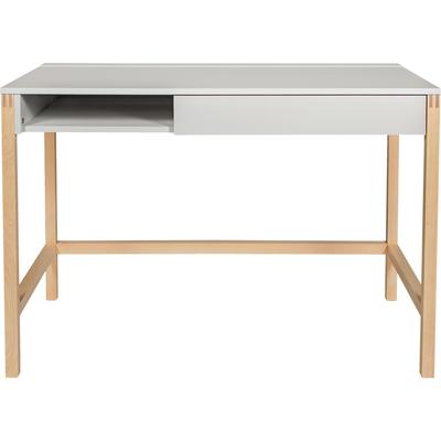 Schreibtisch WOODMAN "Northgate", grau (grau, birkenfarben, grau), B:112cm H:76cm T:60cm, Tische, im skandinavian Design Image