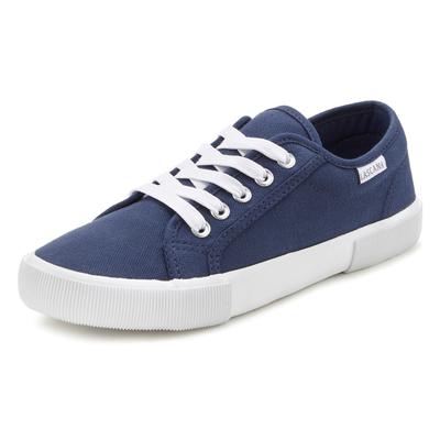 Sneaker LASCANA, Damen, Gr. 35, blau (marine), Obermaterial: 100% Textilmaterial. Futter: 100% Textilmaterial. Decksohle