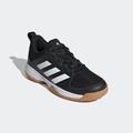 Handballschuh ADIDAS PERFORMANCE "LIGRA 7 INDOOR" Gr. 32, schwarz-weiß (core black, cloud white, core black) Schuhe Jungen