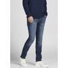 Slim-fit-Jeans JACK & JONES "JJIGLENN JJFOX AGI 304 50SPS NOOS", Herren, Gr. 36, Länge 32, blau (medium, blau), Denim/Jeans, Obermaterial: 91% Baumwolle, 7% Polyester, 2% Elasthan, Abriebeffekte, modisch, slim fit, Jeans