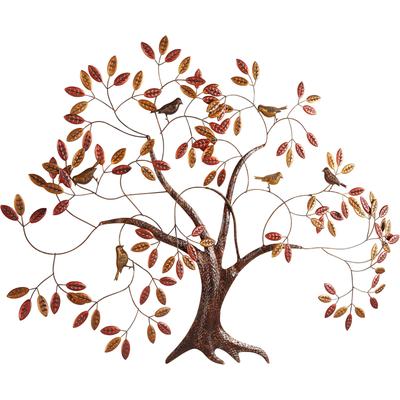Wanddekoobjekt HOME AFFAIRE "Baum", braun, B:121cm H:87cm T:9cm, Metall, Wanddekoobjekte, Wanddeko, Wanddekoration, aus Metall, Wohnzimmer Image