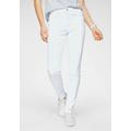 Skinny-fit-Jeans LEVI'S "721 High rise skinny" Gr. 28, Länge 30, weiß (white) Damen Jeans Röhrenjeans mit hohem Bund