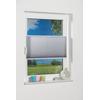 Plissee K-HOME "Klemmfix Pisa" Gr. 21, grau (silbergrau), B:55cm H:130cm, Obermaterial: 100% Polyester, Plissees, Crushed-Optik