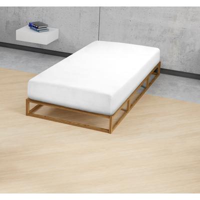 Matratzenauflage "Wasserundurchlässiges Molton-Spannbetttuch mit Silberausrüstung", weiß, B:140cm L:200cm, Bezug (oben): 100% Baumwolle. Bezug (unten): 100% Polyurethan, BIBERNA SLEEP & PROTECT, Matratzenzubehör Image