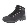 Wanderschuh JACK WOLFSKIN "REFUGIO TEXAPORE MID W", Gr. 39,5, lila (schwarz, steel, lila), Leder, sportlich, Schuhe, wasserdicht
