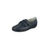 Slipper NATURAL FEET "Kletter Frieda", Damen, Gr. 44, blau (dunkelblau), Leder, casual, Schuhe, aus flexiblem Hirschleder