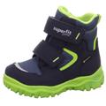 Winterstiefel SUPERFIT "HUSKY1 WMS: Mittel" Gr. 24, blau (navy, grün) Kinder Schuhe Lauflernschuhe