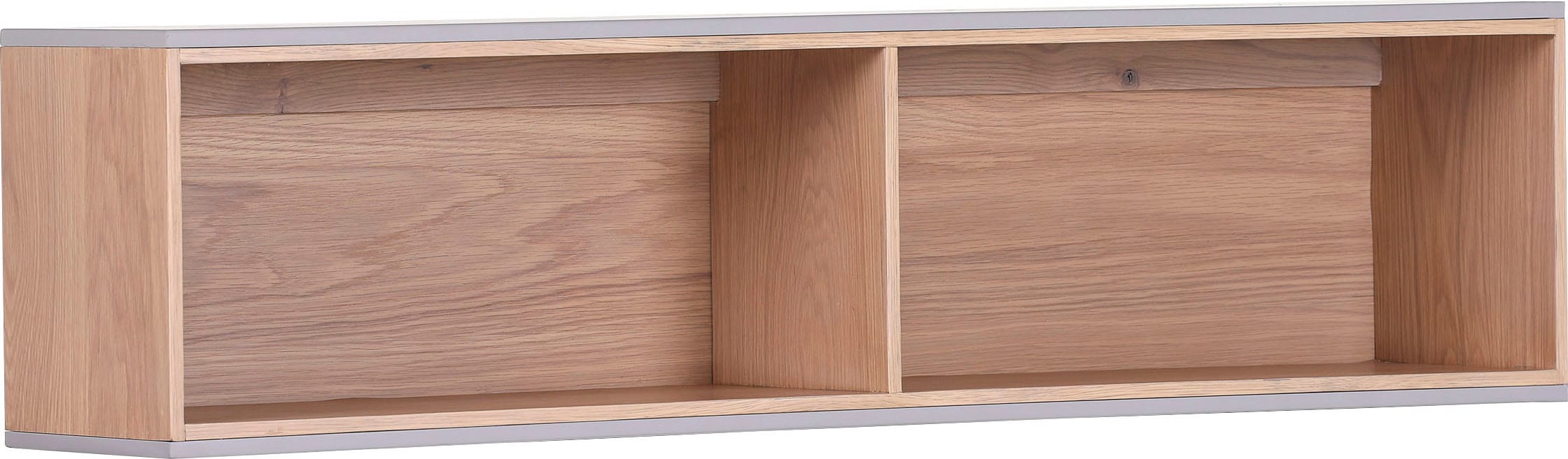 Wandregal GUTMANN FACTORY "Omaha", beige (natur), B:120cm H:30cm T:25cm, Regale