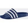 Badesandale ADIDAS ORIGINALS "ADILETTE", Gr. 43, blau (adiblau, weiß, adiblau), Synthetik, sportlich, Schuhe Badelatschen Pantolette Schlappen