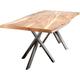 Esstisch SIT "Tables" Tische Gr. B: 220 cm, Tischplatte 5,6 cm, beige (natur) SIT