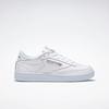 Sneaker REEBOK CLASSIC "CLUB C 85", Gr. 38, weiß (weiß, light, grau), Leder, Synthetik, sportlich, Schuhe Skaterschuh Sneaker low