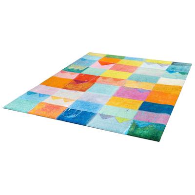 Teppich "Sonnenstadt" Gr. 2, bunt, B:110cm H:9mm L:175cm, Kunstfaser, WASH+DRY BY KLEEN-TEX, Teppiche, rutschhemmend, waschbar, Wohnzimmer Image