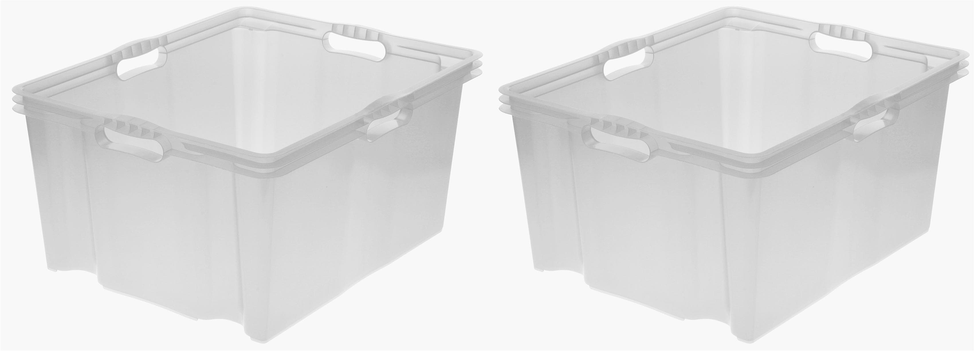 Organizer KEEEPER "franz", transparent, B:43cm H:26cm T:52cm, Kunststoff, Aufbewahrungsboxen, Aufbewahrungsboxen xxl, hochwertiger Kunststoff, 44 L