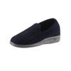 Hausschuh LANDGRAF, Herren, Gr. 41,mit Textilfutter, blau (marine), Synthetik, Schuhe