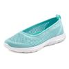 Sneaker Ballerinas LASCANA, Damen, Gr. 38, blau (mint), Obermaterial: 100% Textilmaterial. Futter: 100% Textilmaterial. Decksohle: 100% Textilmaterial. Laufsohle: 100% Synthetik, unifarben, sportlich, Schuhe Ballerina, ultraleichter Slipper,...
