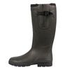 Gummistiefel MOLS "Pennant", Gr. 43, schwarz (khaki, schwarz), Gummi, casual, Schuhe, mit wärmendem Isolationsneopren
