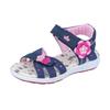 Sandale LICO "Sandale Cassandra V", Gr. 26, blau, Leder, Schuhe