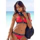 Triangel-Bikini ELBSAND Gr. 42, Cup C/D, rot Damen Bikini-Sets Ocean Blue