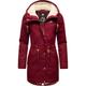 Winterjacke RAGWEAR "YM-Canny" Gr. XS (34), rot (weinrot) Damen Jacken Winterjacken