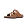 Sandale CRUZ "Barhil", Damen, Gr. 39, braun, Polyurethane, casual, Schuhe Pantolette Sommerschuh Schlappen, mit bequemer Korksohle