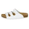 Pantolette LICO "Pantolette Bioline Lady", Gr. 36, weiß, Synthetik, Schuhe