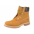 Schnürboots TIMBERLAND "6 Inch Premium Boot W" Gr. 38, gelb (beige) Schuhe Damenschuh Herbstschuh Schnürboots Schnürstiefeletten