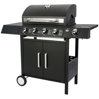 Gasgrill EL FUEGO "San Angelo" Grills Gr. B/H/T: 120cm x 110cm x 48cm, schwarz BxTxH: 120x48x110 cm