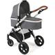 Kombi-Kinderwagen CHIC4BABY "Torre, Melange Grau" grau (melange grau) Baby Kinderwagen Kombikinderwagen ;