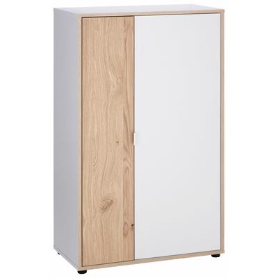 Aktenschrank VOGL MÖBELFABRIK "Trelle", weiß (weiß matt, eiche furniert), B:67cm H:112cm T:35cm, Schränke Image