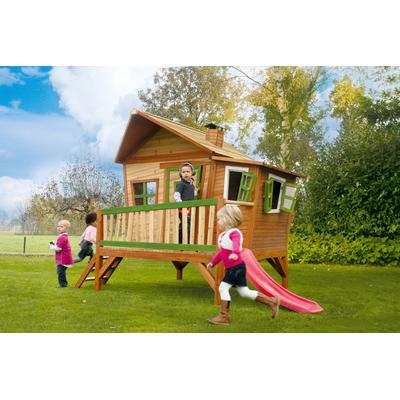 Spielturm AXI "Emma", braun, Spieltürme, KinderB:349cm H:227cm T:193cm, Holzwerkstoff, BxTxH: 349x193x227 cm, B:349cm H:227cm T:193cm