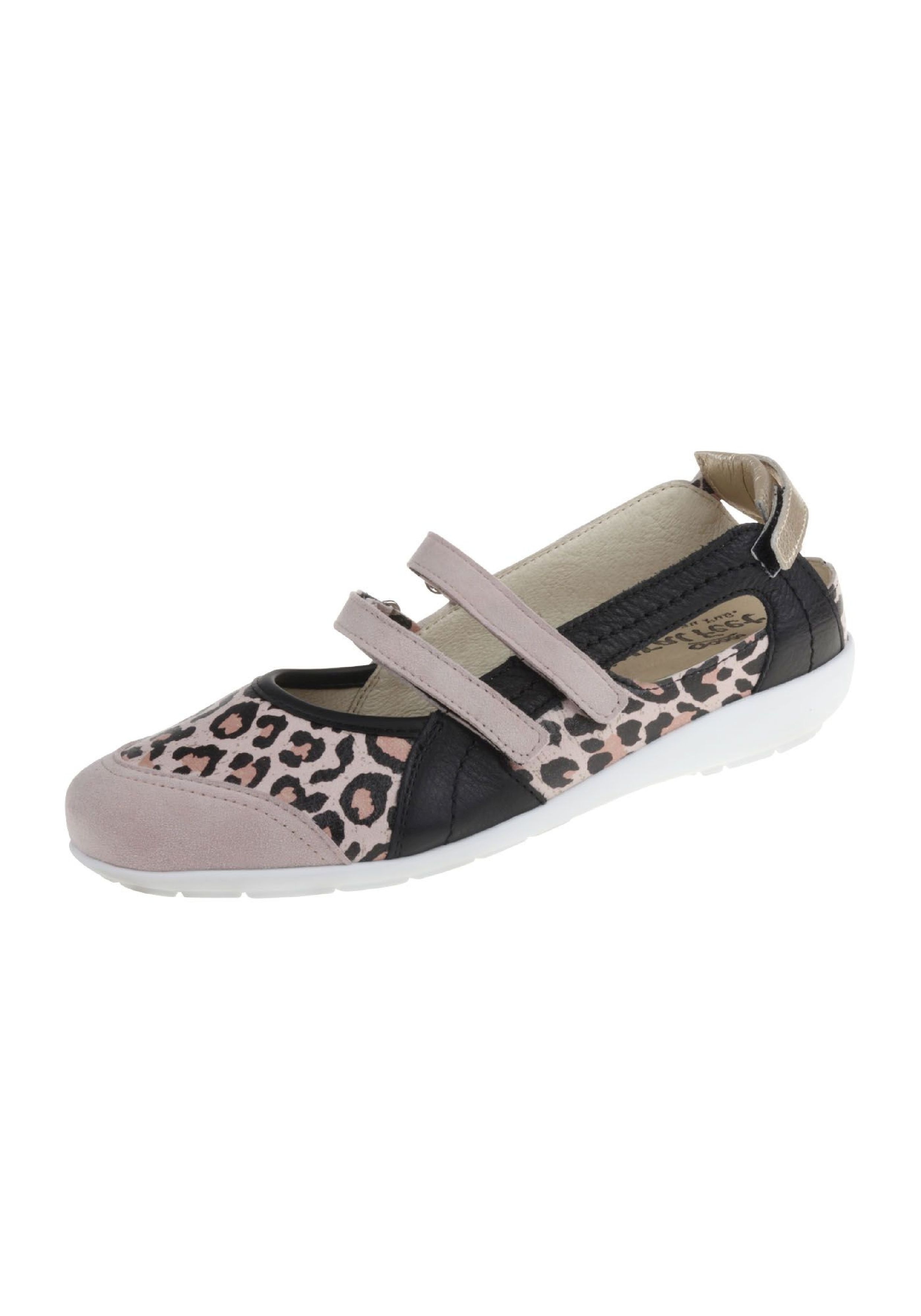 Ballerina NATURAL FEET "Jackie", Damen, Gr. 40, bunt (mehrfarbig), Leder, Schuhe, aus echtem Leder