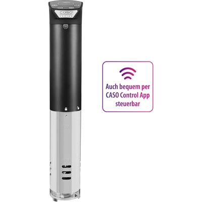 CASO Sous-Vide Garer "1328 SV 1200 Smart", grau (schwarz, edelstahlfarben), B:8,5cm H:33cm T:6,0cm, Sous-Vide-Garer Image