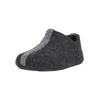 Hausschuh MOLS "Shima Kids", Gr. 25, grau (dunkelgrau, meliert), Kunstfaser, casual, Schuhe, aus wärmendem Material