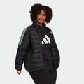 Outdoorjacke ADIDAS SPORTSWEAR "ESSENTIALS LIGHT DAUNENJACKE" Gr. 4X (56/58), schwarz (black) Damen Jacken Sportjacken