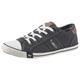 Sneaker MUSTANG SHOES Gr. 38 (5), schwarz-weiß (schwarz) Damen Schuhe Sneaker