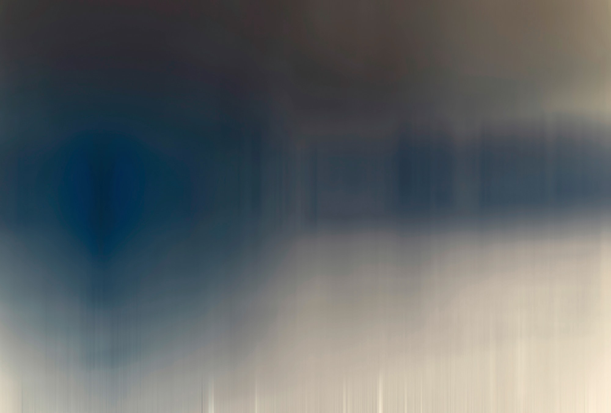 Fototapete ARCHITECTS PAPER "Atelier 47 Diffused Painting 2", blau (beige, dunkelblau), B:4 L:2,7, Vlies, Tapeten, Vlies, Wand, Schräge, Decke Image