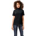 Rollkragenshirt LINEA TESINI BY HEINE "Rollkragen-Shirt" Gr. 38, schwarz Damen Shirts Jersey