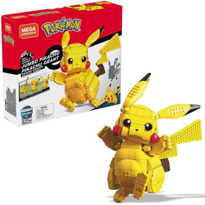 Spielfigur MEGA "Pokémon Jumbo Pikachu" Spielfiguren gelb Kinder Ab 6-8 Jahren