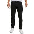 Slim-fit-Jeans TOM TAILOR "TROY" Gr. 36, Länge 30, schwarz (black, denim) Herren Jeans Slim Fit