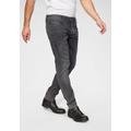 Slim-fit-Jeans G-STAR RAW "3301 Slim" Gr. 31, Länge 32, grau (dark aged cobler) Herren Jeans Slim Fit