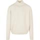 Kapuzenpullover URBAN CLASSICS "Herren Oversized Roll Neck Sweater" Gr. M, beige (whitesand) Herren Pullover Kapuzenpullover