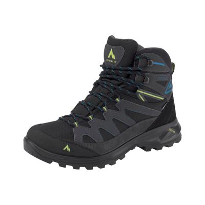 Outdoorschuh MCKINLEY "Vulcanus MID AQX M", Gr. 46, bunt (anthrazit, petrol), Leder, Textil, sportlich, Schuhe, wasserdi