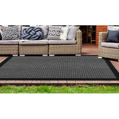 Teppich LALEE "Sunset 608" Gr. 2, silber (silberfarben), B:80cm H:5mm L:150cm, Kunstfaser, Teppiche, In- und Outdoor geeignet, Wohnzimmer Image