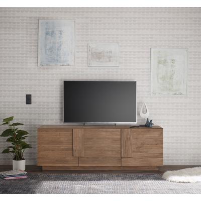 Lowboard INOSIGN "Jupiter, Breite 181 cm, TV-Board 3 Türen - Soft Closing, TV-Schrank", braun (mercure nb holzstruktur), B:181cm H:63cm T:44cm, Sideboards, Medienkommode, moderne Griffblende, FSC, cleveres Stauraumkonzept Image