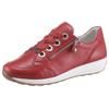 Sneaker ARA "OSAKA", Damen, Gr. 7,5 (41), rot, Leder, sportlich, Schuhe Sneaker, Freizeitschuh, Halbschuh, Schnürschuh in bequemer Schuhweite G