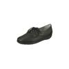 Schnürschuh NATURAL FEET "Larissa", Damen, Gr. 42, schwarz, Leder, elegant, Schuhe, aus hochwertigem Hirschleder