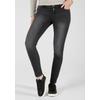 5-Pocket-Jeans TIMEZONE "Tight AleenaTZ", Damen, Gr. 24, US-Größen, schwarz, 83% Baumwolle 15% Polyester 2% Elastan, lang, Jeans 5-Pocket-Jeans