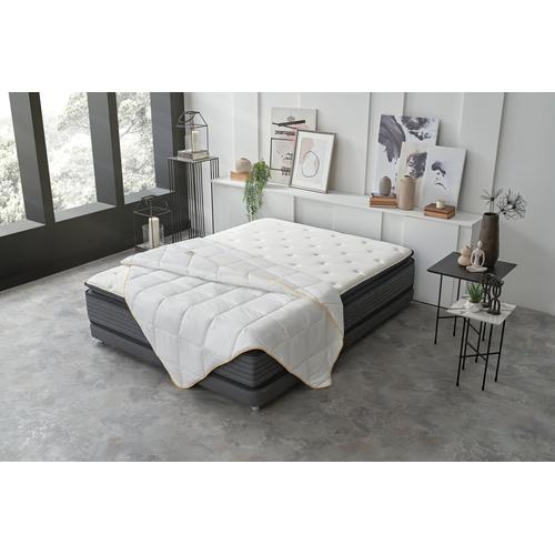 Kunstfaserbettdecke YATAS BEDDING ""Allergiker Decke"" Bettdecken Gr. B/L: 200cm x 200cm, normal, Baumwoll Bezug, weiß Perfekte Lösung für Hausstauballergiker