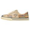 Sneaker DOGO "Classic Schnürsneaker The Wise Owl Damen Sneaker", Damen, Gr. 37, Normalschaft, bunt (natur), Lederimitat, Schuhe Skaterschuh Sneaker low, Handgefertigt